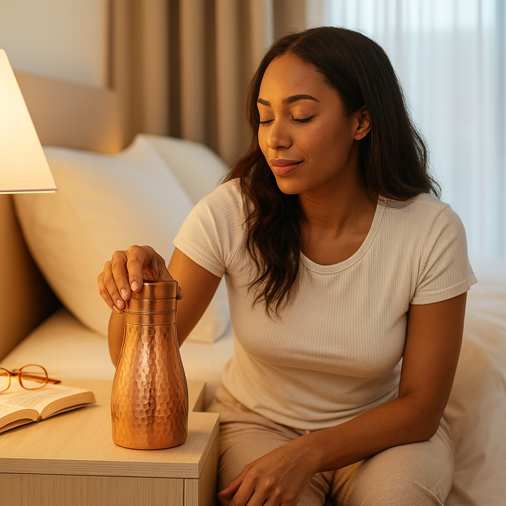 Handmade Pure Copper Bedside Carafe
