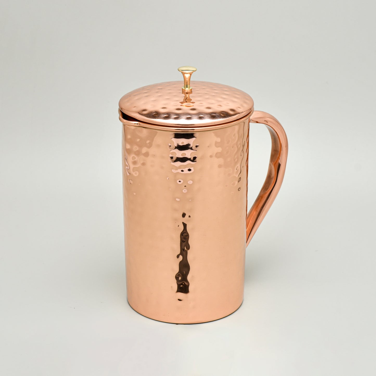 Pure Copper Jug - 1.5 L Hammered Copper Jug - Purely Copper