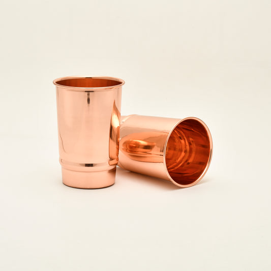 Pure Copper Drinking Glasses Set of 2 | Purely Copper