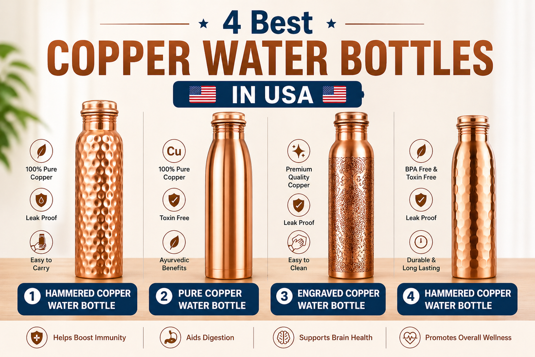 4 Best Copper Water Bottles in USA