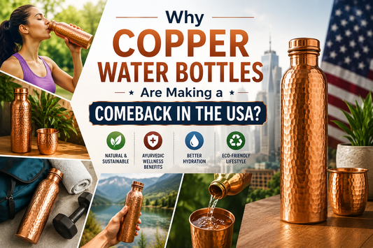 Why Copper Water Bottles Are Making A Comeback in The USA?