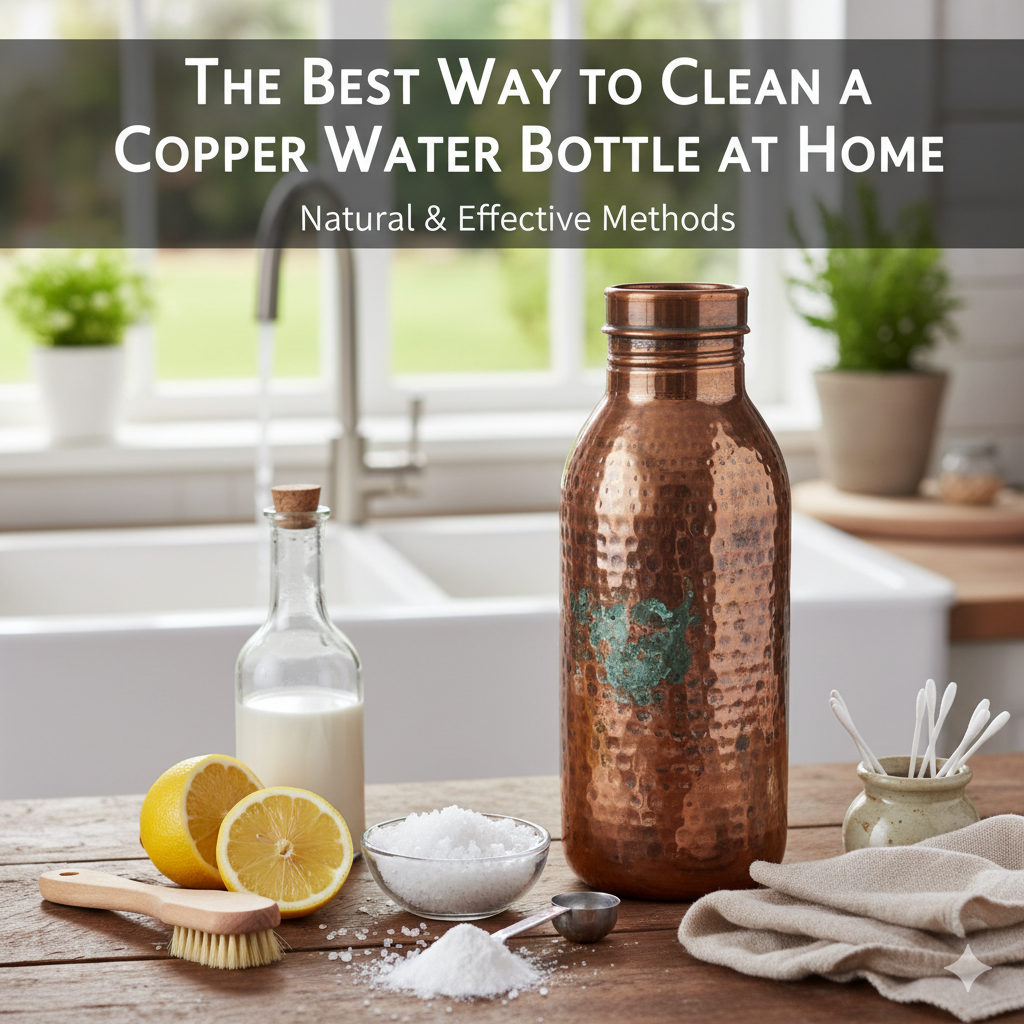 The Best Way to Clean a Copper Water Bottle at Home