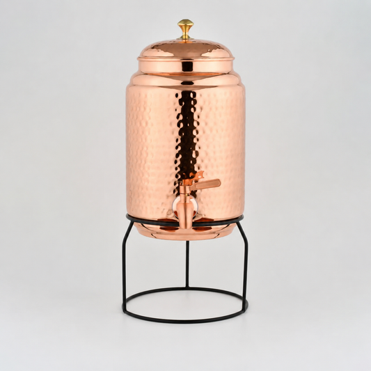 5L Copper Water Dispenser with Stand - Purely Copper