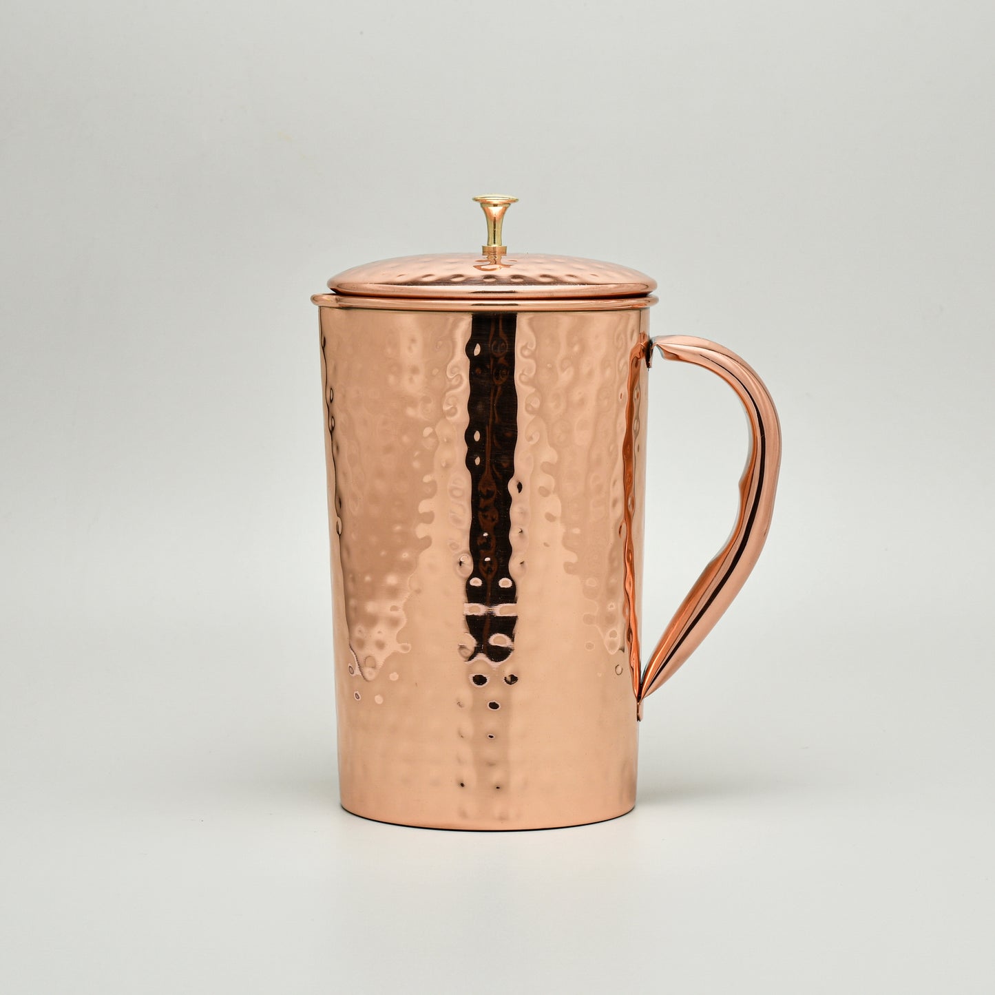 Pure Copper Jug - 1.5 L Hammered Copper Jug - Purely Copper