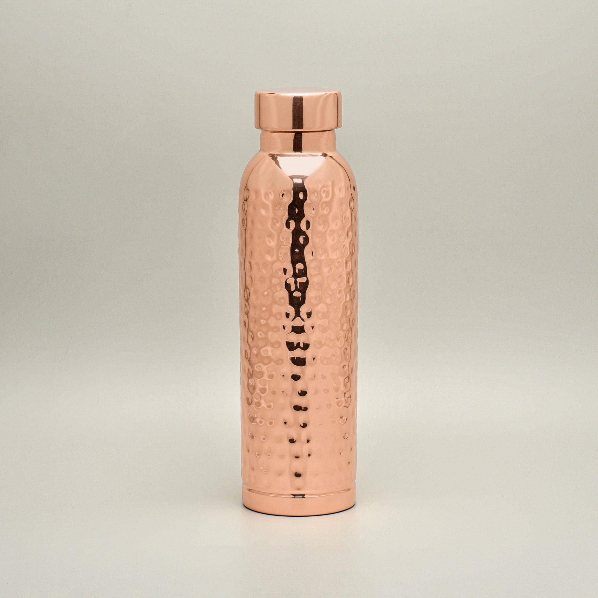 Hammered Pure Copper Water Bottle – 950ml | Handcrafted