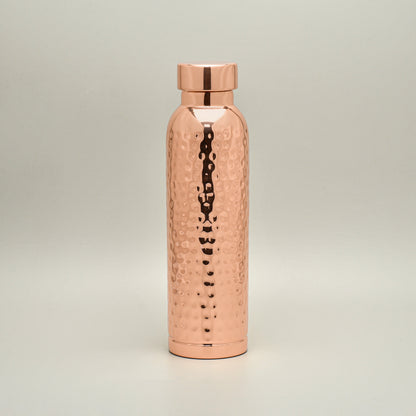 Hammered Pure Copper Water Bottle – 950ml | Handcrafted & Ayurvedic