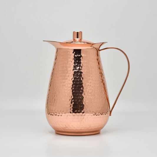 Pure Copper Jug - 2 L Hammered Copper Jug - Purely Copper