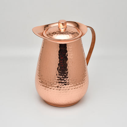 Pure Copper Jug - 2 L Hammered Copper Jug - Purely Copper